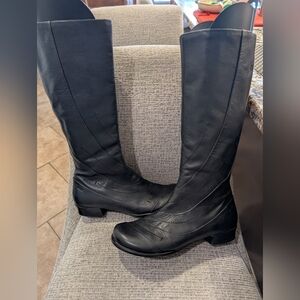 Marc Knee High Square Toe Boots ,38